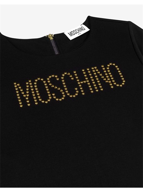 dress girl black MOSCHINO KIDS | HDV0F9LJA16//60100